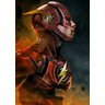 Quadro Decorativo Geek e Nerd The Flash - PVC 1mm 30x45 - 1