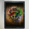 Quadro Decorativo Geek e Nerd Hogwarts - PVC 2mm 40x60 - 1