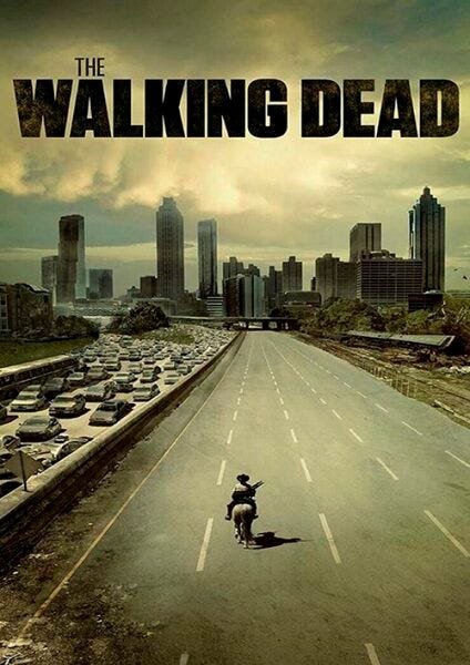 Quadro Decorativo Geek e Nerd Series The Walking Dead - PVC 2mm 40x60 - 1