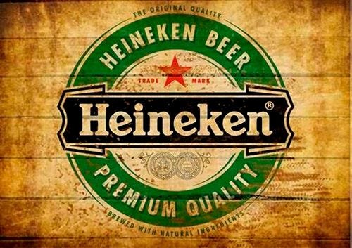 Quadro Decorativo Bar e Boteco Heineken - PVC 1mm 30x45 - 2