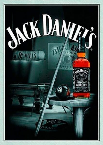 Quadro Decorativo Bar e Boteco Daniels - PVC 1mm 30x45 - 2