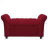 Recamier Bau Egeo 120x Suede Vermelho - Dominic Decor - 2