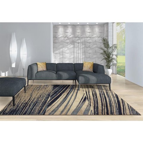 Tapete de Luxe Linhas 250x350cm Tapetes São Carlos