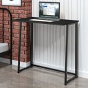 Ver imagem 1 de Mesa Dobrável para Estudo e Trabalho Compacta e sem Montagem Preto