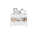 Ver imagem 1 de Nicho Organizador com Rodízio e 6 gavetas Branco - FdECOR