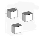 Ver imagem 2 de Nicho Organizador com Rodízio e 6 gavetas Branco - FdECOR