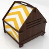 Casinha Trenddecor House Est04 Chocolate Grande - 3