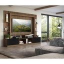 Ver imagem 7 de Estante com Suporte para TV até 65" Multimóveis Oslo FG3386 Madeirada/Preta