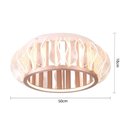Ver imagem 5 de Plafon Nordecor Wavy 2947 Led Bivolt Ouro Champagne 2700k