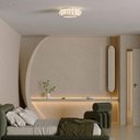 Ver imagem 4 de Plafon Nordecor Wavy 2947 Led Bivolt Ouro Champagne 2700k