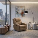 Ver imagem 4 de Poltrona do Papai Reclinável Corano Premium Terracota Premium Porta Copos Sala