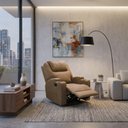 Ver imagem 2 de Poltrona do Papai Reclinável Corano Premium Terracota Premium Porta Copos Sala