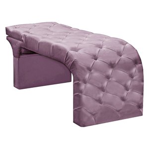 Maca de Estética Reclinável e Reta Andressa Star Confort Lilas Veludo 1707