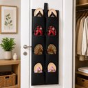 Ver imagem 5 de Sapateira de Porta 8 Nichos Organizador Vertical Impermeável para Guarda-Roupa Armário Multiuso até