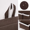 Ver imagem 4 de Sapateira de Porta 8 Nichos Organizador Vertical Impermeável para Guarda-Roupa Armário Multiuso até