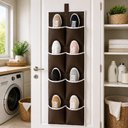 Ver imagem 3 de Sapateira de Porta 8 Nichos Organizador Vertical Impermeável para Guarda-Roupa Armário Multiuso até
