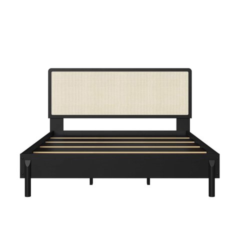 Cama Queen 172cm com Cabeceira em Palhinha Oslo Artesano