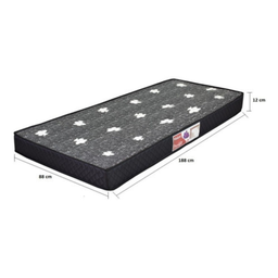 Cama Solteiro Bicama Auxiliar 2 Colchões Resistente Sol Cor:branco - 3