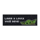 Ver imagem 1 de Tapete de Cozinha 1,25x0,40cm Yoda Star Wars LAVAR A LOUÇA BEEK