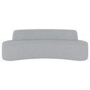 Ver imagem 6 de Sofá 5 Lugares para Sala de Estar Living 300cm Koane D06 Linho Cinza Claro - Mpozenato