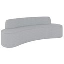 Ver imagem 1 de Sofá 5 Lugares para Sala de Estar Living 300cm Koane D06 Linho Cinza Claro - Mpozenato