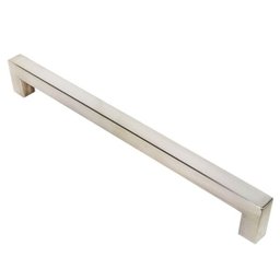 PUXADOR PARA MÓVEIS, ARMÁRIOS, GAVETEIROS E COZINHAS AÇO INOX ESCOVADO FOSCO MOD BRIZ - 256 MM ENTRE - 1 PUXADOR PARA MÓVEIS, ARMÁRIOS, GAVETEIROS E COZINHAS AÇO INOX ESCOVADO FOSCO MOD BRIZ - 256 MM ENTRE - 1