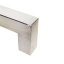 Ver imagem 2 de PUXADOR PARA MÓVEIS, ARMÁRIOS, GAVETEIROS E COZINHAS AÇO INOX ESCOVADO FOSCO MOD BRIZ - 256 MM ENTRE