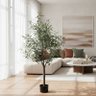 Oliveira Planta Artificial Árvore Decoração com 1.50cm - 1