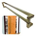 Ver imagem 1 de Puxador para Portas Athenas Ouro Velho 50 Cm