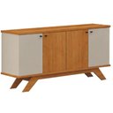 Ver imagem 1 de Aparador Buffet Ilheus Cinamomo Off White - Leifer
