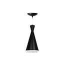 Ver imagem 6 de Luminária Pendente Cone Venturi Preto Fosco / Branco