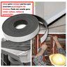 Espuma Fita Adesiva PVC | Borracha Vedação | e=4mmX10 Mts | Preta:22mm - 4