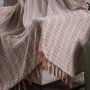 Ver imagem 2 de Manta para Sofá Italiana Off White Multicor Algodão