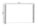 Ver imagem 3 de Manta para Sofá Italiana Off White Multicor Algodão