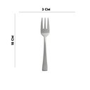 Ver imagem 2 de Conjunto 6 Garfos de Sobremesa para Bolo Jogo Kit Aço Inox Berna Wolff