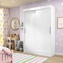 Ver imagem 1 de Guarda-Roupa Infantil 2 Portas de Correr Helena Branco