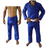 Kimono Jiu Jitsu Trançado + Calça + Faixa Branca - A3 - 1