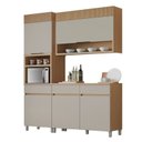 Ver imagem 2 de Cozinha Completa Modulada 3 Peças 5 Portas 3 Gavetas 100% MDF Realeza Premium