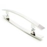 Puxador Aço Inox Polido/Cromado Para Porta Vidro Temperado Blindex curvo (LUGUI) - 1,2 M ENTRE FUROS - 3