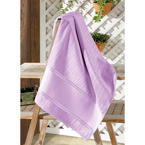 Toalha de Banho Velour Para Pintar Liso Artesanalle Dohler - Lilás