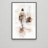 Quadro Decorativo Exclusivo Jesus sobre Águas Sala Quarto Casa Escritório - 3