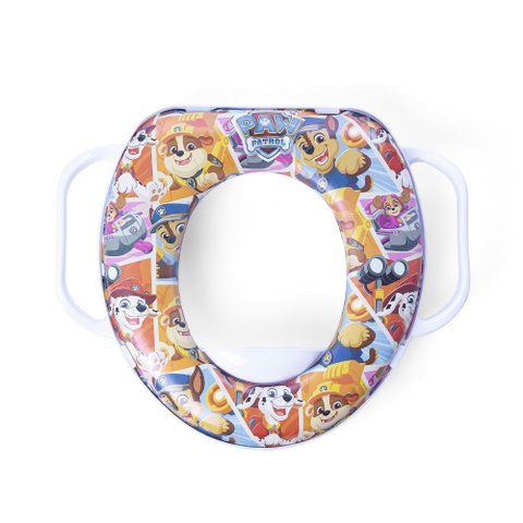 Assento Redutor Sanitário Desfralde C/ Alça Patrulha Canina Colorido