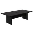 Ver imagem 1 de Mesa Reunião 240cm Escritório para 4 Pessoas com Caixa de Tomadas Corporate Preto