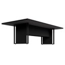 Ver imagem 5 de Mesa Reunião 240cm Escritório para 4 Pessoas com Caixa de Tomadas Corporate Preto