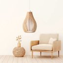 Ver imagem 2 de Luminária Teto tipo Pendente ANTARES MDF Completa -:MDF CRU