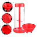 Ver imagem 3 de Tapioqueira Peneira Polvilhador Beiju Farinha Armazenar Utensilio Cozinha Vermelho