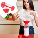 Ver imagem 4 de Tapioqueira Peneira Polvilhador Beiju Farinha Armazenar Utensilio Cozinha Vermelho