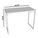 Ver imagem 3 de Escrivaninha Mesa Home Office com Pé de Ferro