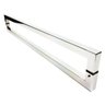 Puxador Portas Duplo Aço Inox Polido Slin 30 cm para Portas: Pivotantes/Madeira/Vidro Temperado/ - 1