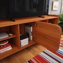 Ver imagem 4 de Rack Bancada para TV até 55 Polegadas Verona 136cm 2 Portas Pés ABS Movelove Jequitiba